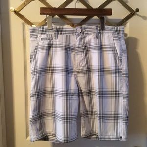 Men’s Quicksilver plaid shorts